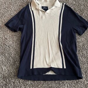 Hollister Cream Polo Shirt